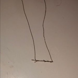 Gold Twig necklace